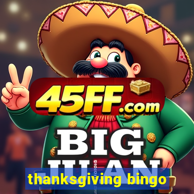 thanksgiving bingo